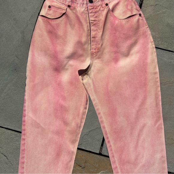 Overdyed Reworked Relaxed Jeans size 6 - Picture 4 of 6